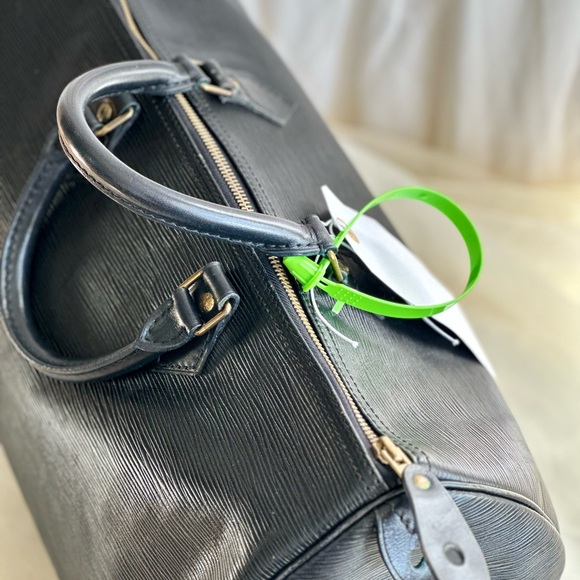 1986 Vintage Louis Vuitton Speedy 35 Epi Noire - Picture 10 of 16